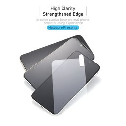 لاصق شفاف بالكامل بدون حواف سوداء من هلوشور ايفون 17 اير نقي واصلي مقاوم للكسر والخدوش HaloSure Clear Screen Protector iPhone 17 Air