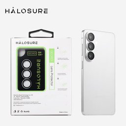 واقي عدسة كاميرا هلوشور GEORDI GUARD إطار ألمنيوم مع زجاج مقسى 9H+ Samsung S26 Ultra HaloSure GEORDI GUARD 9H+ Samsung S26 Ultra Screen Protector