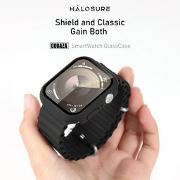 كفر ساعة هلوشور CORAZA مع حماية شاشة مدمجة حجم 45mm HaloSure Watch Case 45mm