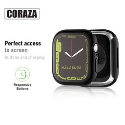 كفر ساعة هلوشور CORAZA مع حماية شاشة مدمجة حجم 45mm HaloSure Watch Case 45mm