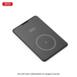 جهاز تتبع XO LP07 بحجم البطاقة لمنع الفقدان مع شحن لاسلكي وفتحة للتعليق - يعمل على أجهزة أندرويد فقط XO LP07 Card Tracker