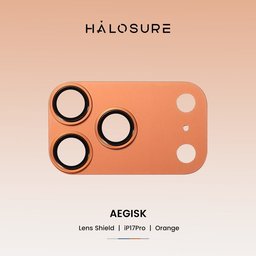 درع حماية كاميرا هلوشور AEGISK لوح ألمنيوم كامل مع زجاج مدمج iPhone 17 Pro Max HaloSure AEGISK iPhone 17 Pro Max Screen Protector