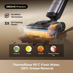 مكنسة كنس ومسح من Dreame المتطورة كلياً Vacuum cleaner Dreame H60 GT