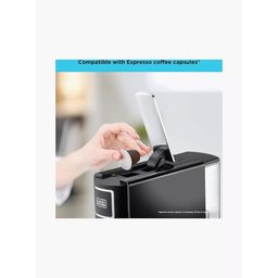 مكينة صنع القهوة بلاك ان ديكر كبسول المتطورة كلياً احدث اصدر. Coffee Machine Black and Decker New Model