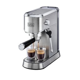 مكينة صنع القهوة اسبريسو  بلاك ان ديكر المتطورة كلياً احدث اصدار ضمان حقيقي Coffee Machine Black and decker Espresso