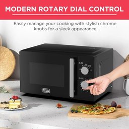 مايكرويف 20 لتر بلاك ان ديكر الاصلي مع ضمان حقيقي Microwave 20L Black and decker
