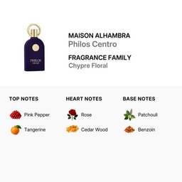 عطر فيلوس سينترو للجنسين 100مل Maison Alhambra Philos Centro EDP