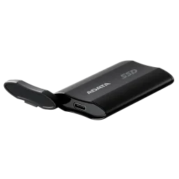 إي داتا SD810 4 تيرابايت يو إس بي-سي 3.2 Gen 2x2 IP68 SSD خارجي محمول - أسود ADATA SD810 4TB USB-C 3.2 Gen 2x2 IP68 Portable External SSD - Black