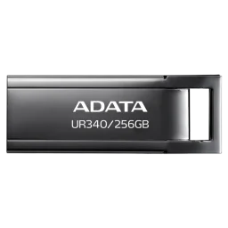 إيه داتا UR340 256 جيجابايت يو إس بي 3.2 الجيل الأول فلاش درايف معدني - أسود ADATA UR340 256GB USB 3.2 Gen 1 Metal Flash Drive - Black