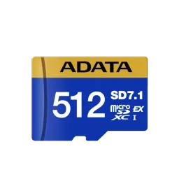 إي داتا Premier Extreme 512 جيجابايت بطاقة مايكرو إس دي إكسبريس لـ نينتندو سويتش 2 - U3 V30 ADATA Premier Extreme 512GB microSDXC SD7.1 Express Card for Nintendo Switch 2 - Up to 800/700MB/s