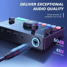 ماونو ميكسر بودكاست AMC2 Neo - أسود MAONO MaonoCaster AMC2 Neo USB Audio Mixer and Interface for Streaming and Podcasting - Black