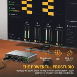 ماونو AU-PM500T ميكروفون استوديو مكثف قلبي احترافي إكس إل آر - أسود MAONO AU-PM500T Professional 34mm Large-Diaphragm Cardioid XLR Condenser Studio Microphone Kit - Black
