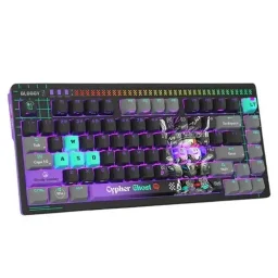 بلودي لوحة مفاتيح ألعاب AT75 - Cypher Ghost Bloody AT75 75% RGB Alpha Optical Switch Gaming Keyboard - Cypher Ghost