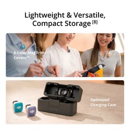 DJI Mic Mini 2S (2 TX + 1 RX + Charging Case) DJI Mic Mini 2S (2 TX + 1 RX + Charging Case)