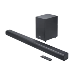 مكبر صوت JBL 3.1 مع شريط صوتي بقدرة 250 واط وتقنية Dolby Audio ومضخم صوت لاسلكي JBL Cinema SB550 3.1-Channel 250W Dolby Audio Soundbar with Wireless Subwoofer - Black