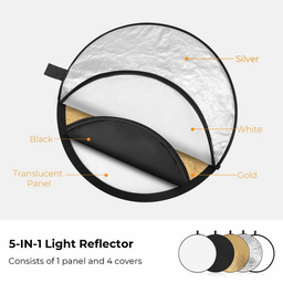 KF18.0002 5-in-1 Light Reflector 32" (80cm) KF18.0002 5-in-1 Light Reflector 32" (80cm)