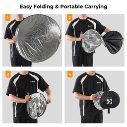 KF18.0002 5-in-1 Light Reflector 32" (80cm) KF18.0002 5-in-1 Light Reflector 32" (80cm)