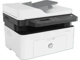 طابعة متعددة الوظائف HP Laser MFP 137fnw مع دعم Wi-Fi والطباعة من الأجهزة المحمولة HP Laser MFP 137fnw All-in-One Printer Wi-Fi Mobile Printing