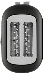 محماصة خبز لشريحتين من كيتشن إيد (Black) KitchenAid 2-SLICE TOASTER (Black)
