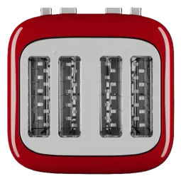 محماصة خبز لأربع شرائح من كيتشن إيد (Red) KitchenAid 4 SLICE TOASTER (Red)