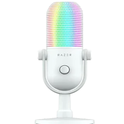 ميكروفون يو إس بي ريزر سيرين V3 كروما - أبيض Razer Seiren V3 Chroma USB Microphone - White
