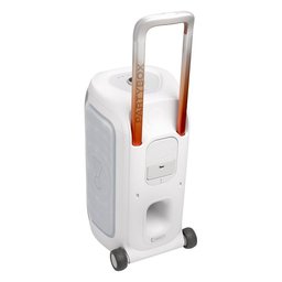 JBL مكبر صوت للحفلات بلوتوث محمول PartyBox 330 بقوة 280W مع تعزيز الصوت بالذكاء الاصطناعي، عرض إضاءة ديناميكي وبطارية 18 ساعة - أبيض JBL PartyBox 330 Portable Bluetooth Party Speaker with Lightshow - White