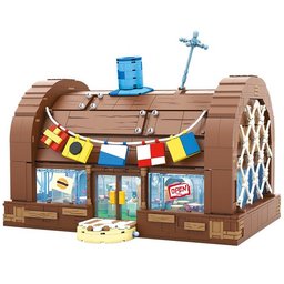 مطعم مستر سلطع – مكعبات تركيب سبونج بوب SpongeBob Krusty Krab Building Blocks Set