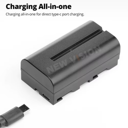 NP-F970/NP-F750/NP-F550 Lithium Battery with USB Charging Cable NP-F970/NP-F750/NP-F550 Lithium Battery with USB Charging Cable