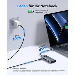 محطة إرساء ORICO بمنفذ USB-C تدعم شاشتين، وموزع USB-C متعدد المنافذ (8 في 1) مزود بمنفذي HDMI ORICO USB-C Docking Station Dual Monitor, 8-in-1 USB-C Hub with 2 HDMI