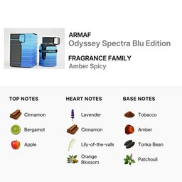 عطر أوديسي سبكترا بلو إيديشن للجنسين 100مل ArmafUnisex Odyssey Spectra Blu Edition EDP