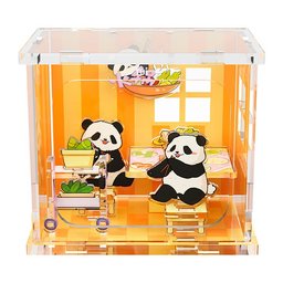 صندوق مفاجآت بازل الباندا – مشهد مصغّر Panda Miniature Scene Puzzle Mystery Box