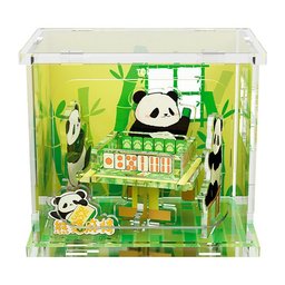 صندوق مفاجآت بازل الباندا – مشهد مصغّر Panda Miniature Scene Puzzle Mystery Box