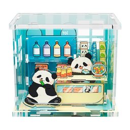 صندوق مفاجآت بازل الباندا – مشهد مصغّر Panda Miniature Scene Puzzle Mystery Box