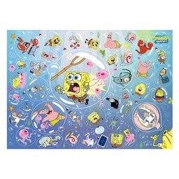 بازل سبونج بوب: حفلة الفقاعات – 1000 قطعة SpongeBob Bubble Party Puzzle - 1000 Pieces