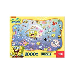بازل سبونج بوب: حفلة الفقاعات – 1000 قطعة SpongeBob Bubble Party Puzzle - 1000 Pieces