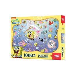 بازل سبونج بوب: حفلة الفقاعات – 1000 قطعة SpongeBob Bubble Party Puzzle - 1000 Pieces