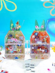 مجسم بيت سبونج بوب على شكل أناناس – بازل أكريليك 99 قطعة SpongeBob Pineapple House Acrylic Puzzle - 99 Pieces
