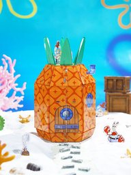 مجسم بيت سبونج بوب على شكل أناناس – بازل أكريليك 99 قطعة SpongeBob Pineapple House Acrylic Puzzle - 99 Pieces