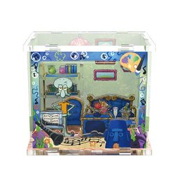 صندوق مفاجآت بازل سبونج بوب – غرفة مصغّرة SpongeBob Miniature Room Puzzle Mystery Box