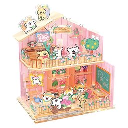 بيت الجرو الوردي – بازل أكريليك ثلاثي الأبعاد 76 قطعة Pink Puppy House 3D Acrylic Puzzle - 76 Pieces