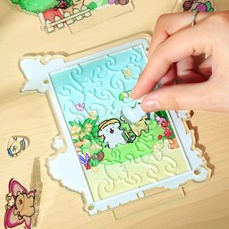 حديقة الجرو – بازل أكريليك ثلاثي الأبعاد 28 قطعة Puppy Garden 3D Acrylic Puzzle - 28 Pieces