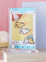 إطار أكريليك بازل كيوت على شكل منشور انستغرام Cute Instagram-Style Acrylic Frame Puzzle