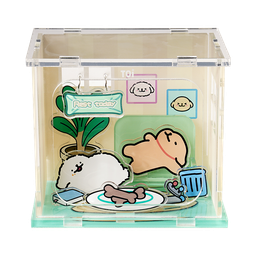 صندوق مفاجأة مشهد العناية بالجرو Puppy Care Scene Mystery Box