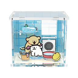 صندوق مفاجأة مشهد العناية بالجرو Puppy Care Scene Mystery Box