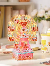 بازل ثلاثي الأبعاد لعجلة الملاهي بشخصية الدب اللطيف Cute Bear Ferris Wheel 3D Puzzle