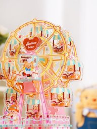 بازل ثلاثي الأبعاد لعجلة الملاهي بشخصية الدب اللطيف Cute Bear Ferris Wheel 3D Puzzle