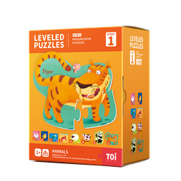 مجموعة بازل المستوى الأول – الحيوانات Level 1 Animal Puzzle Set