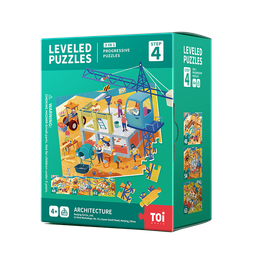 مجموعة بازل المستوى الرابع – البناء Level 4 Construction Puzzle Set