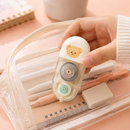شريط تصحيح بتصميم الدب – هيكل شفاف Bear Correction Tape with Transparent Case