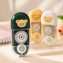 شريط تصحيح بتصميم الدب – هيكل شفاف Bear Correction Tape with Transparent Case